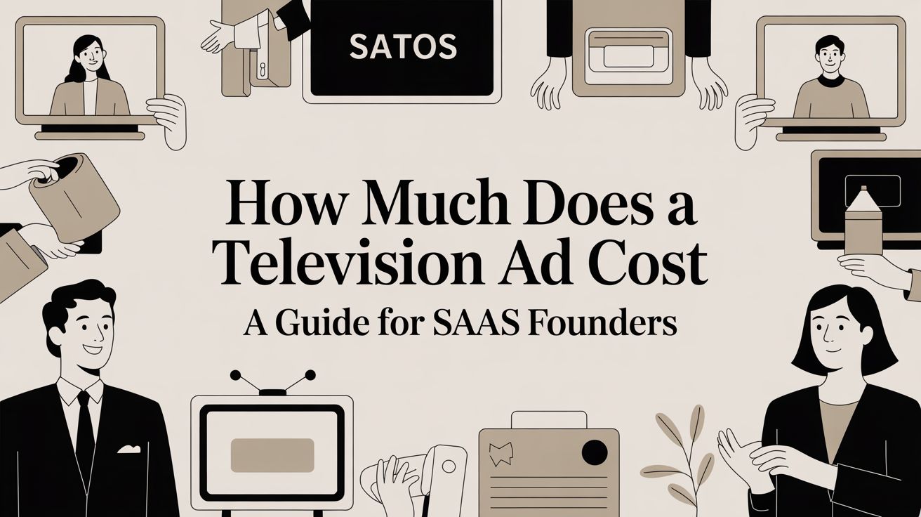 How Much Does a Television Ad Cost? A Guide for SaaS Founders