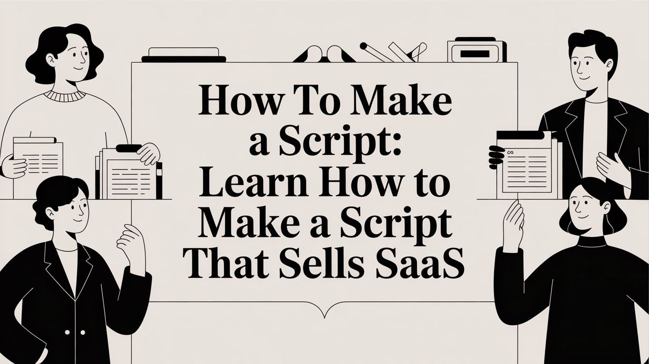 How to Make a Script for a High-Converting SaaS Video