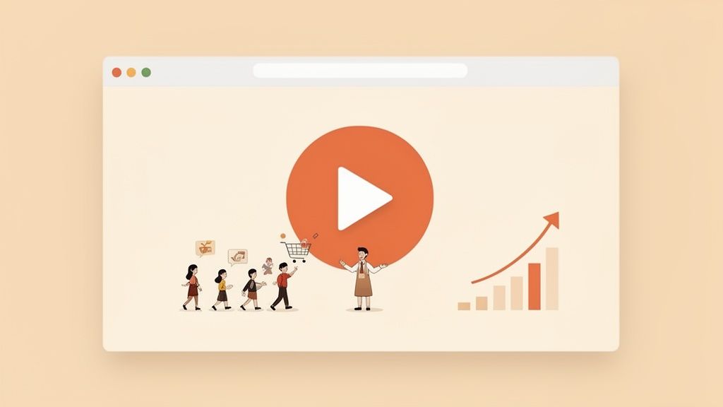 Visualizing SaaS customer growth through video marketing