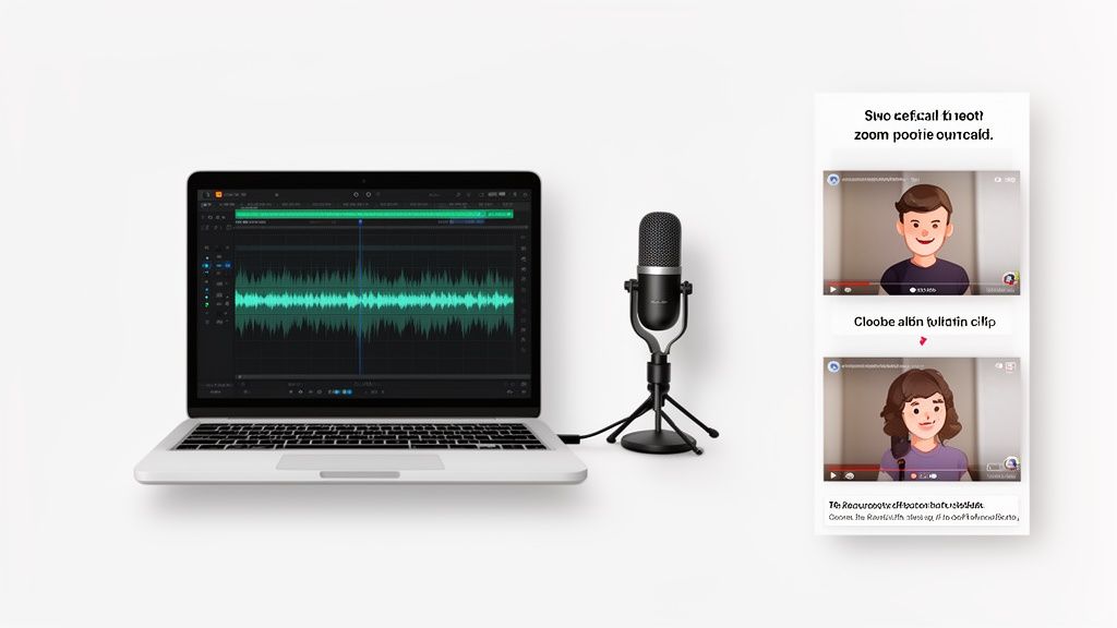 Audio and recording tips for training videos.