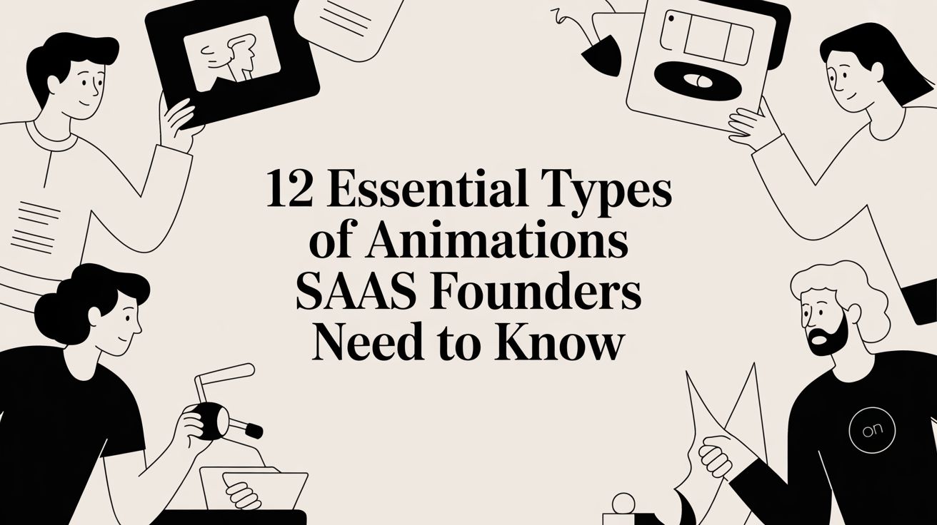 12 Essential Types of Animations SaaS Founders Need to Know
