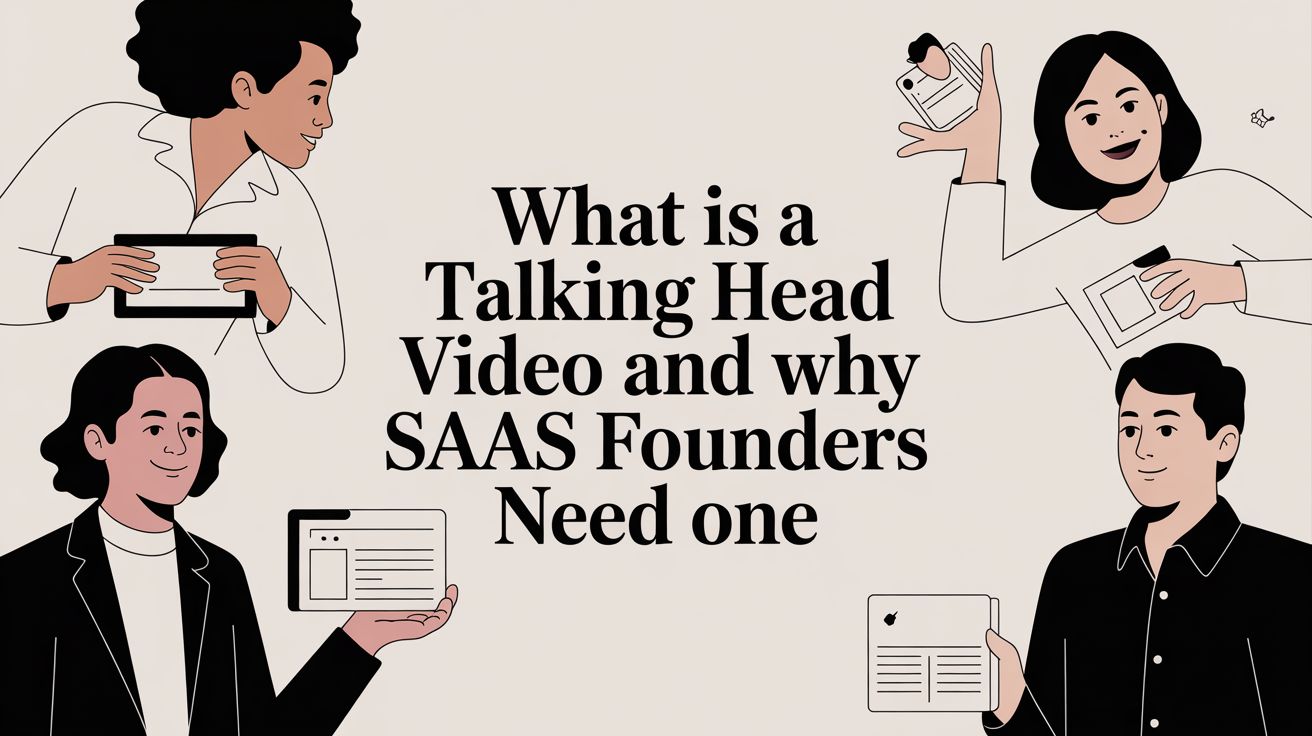 What Is a Talking Head Video and Why SaaS Founders Need One